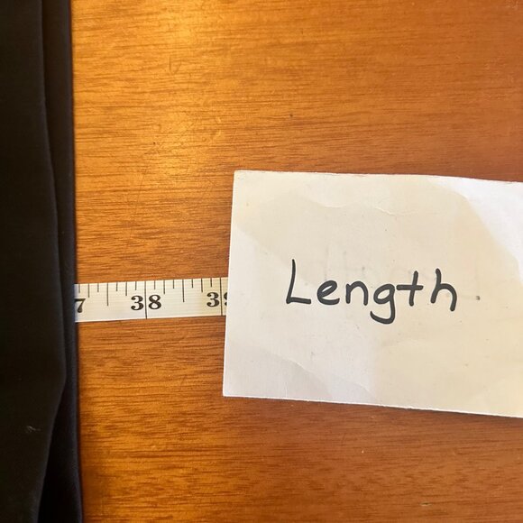 Talbots Vintage 90s Stretch Long Maxi Black tailored skirt sz 4 - Picture 4 of 8